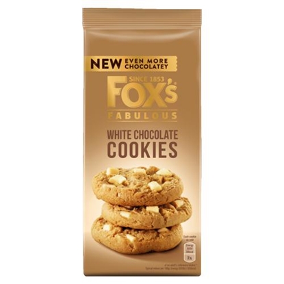 Picture of FOXS CHUNKIE COOKIES WHITE 180gr